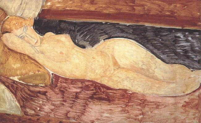 Amedeo Modigliani Reclining Nude (mk39) Sweden oil painting art